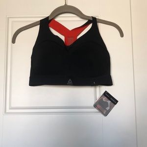Reebok puremove black sports bra.